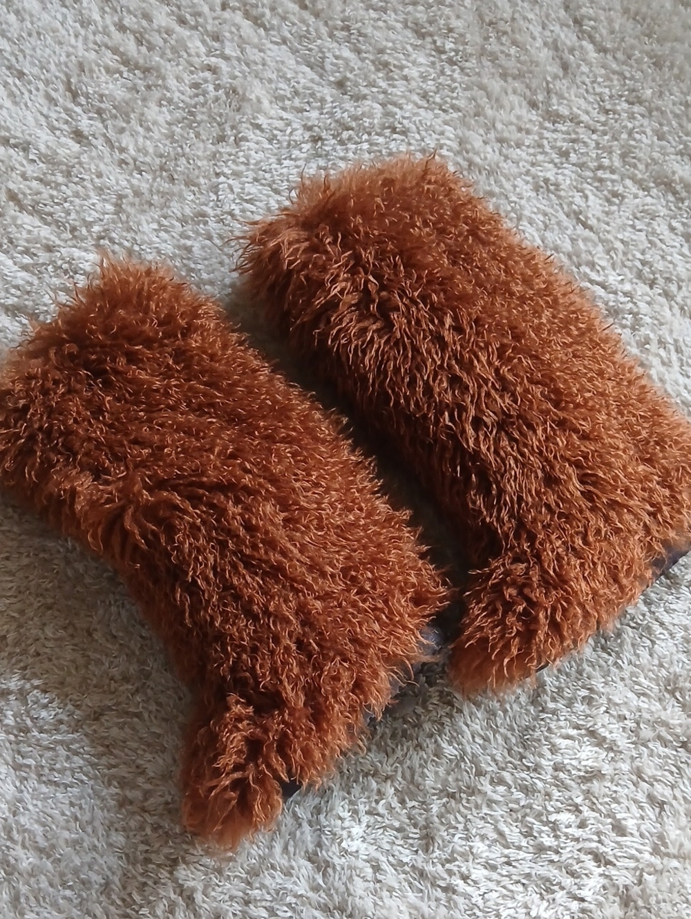 NWOT TALL FAUX FUR BOOTS